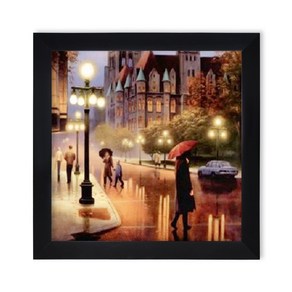미프리아트 BEST 보석십자수 전용액자, AT-286 블랙 30cmx30cm, 1개
