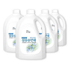 더푸룸 실내건조 섬유유연제 에이프릴향, 2.5L, 4개