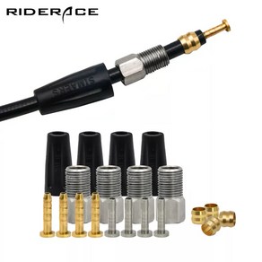 RIDERACE 유압 디스크 브레이크 케이블 마감재 올리브 인서트 시마노 BH59 BH90 스램 마구라, 단일, RD0499 시마노 BH90 10개 세트, 1개