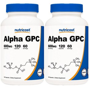 뉴트리코스트 알파 GPC 600mg 캡슐, 120정, 2개