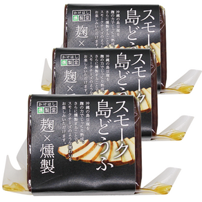 Food Kakehashi Company 스모크 시마 두부, 3개, 80g