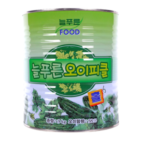 늘푸른 오이피클 홀 캔 3kg