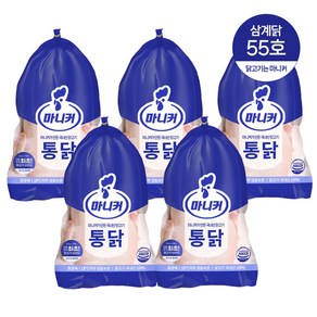 마니커 삼계 55호 530g 냉동 삼계탕용 통닭, 5개