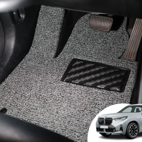 BMW 더뉴 X3 풀체인지 코일매트 발매트 트렁크 발판, 1열 코일매트, 초코, X3 (G45) (24.11~)