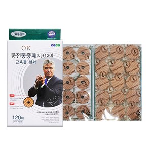 비타지에스 히딩크 프리미엄 OK 동전통증패치 120매, 1개