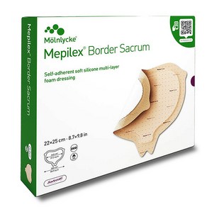 메필렉스 보더 세이크럼 MEPILEX BORDER SACRUM 22CM X25CM 10매 1통, 1개