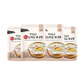 [홈쇼핑] [빠른배송] 정성곳간 한우 스지도가니탕, 700g, 4개
