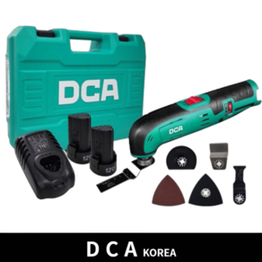 DCA 충전멀티커터 ADMD12EK 12V 6단속도조절 배터리2개 멀티날포함, 1세트