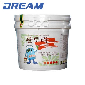 황토리 친환경 바르는 황토 백토 벽지 페인트 3KG 12KG 단열 결로, 2.백토페인트3KG, 1개