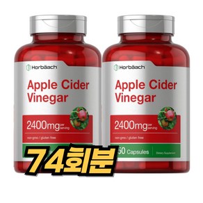 호바흐 애플 사이다 비니거 2400mg 200정 hobaach Apple Cide Vinega, 1개, 74회분