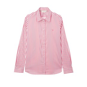 [국내매장상품]헤지스레이디스 공식브랜드관 런던 스트라이프 긴팔 셔츠 핑크 HSSH4CC75P2