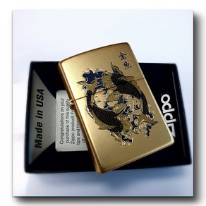 정품 지포라이터 GOLD FISH GD 지포 라이타 zippo 지프라이터 지퍼라이터