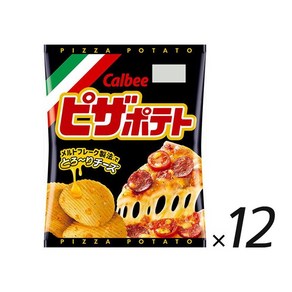 일본 Calbee 가루비 피자 포테토 칩 피자맛 감자칩 60g X 12개