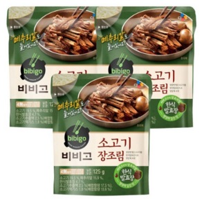 (냉장)비비고 소고기 장조림 125g, 3개