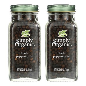 Simply Oganic 심플리 오가닉 블랙 페퍼콘 75g x2병, 2개
