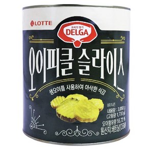 롯데 델가 오이 피클 슬라이스 3050g, 1개