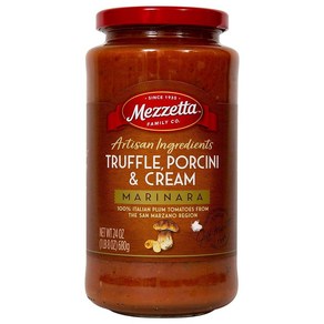 Mezzetta Atisan Ingedients 트러플 포르치니 & 크림 마리나라 680.4g(24온스), 1개, 680g