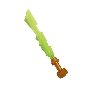 레고 무기 닌자고 원소의 검 4종 Elemental Blades, 그린 콜, 1개