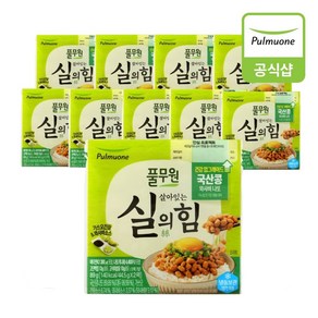 [풀무원] 국산콩 와사비 냉동나또( 2입 89gX10개) 총 20팩, 10개, 89g