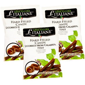 Sea Le Italiane Italian Natual Had Candy Fill Sea Le Italiane 이탈리아 칼라브리아 산 감초로 채워진 이탈리아산 천연, 1개, 99g