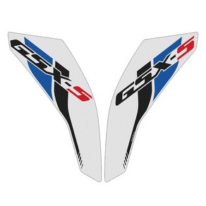 오토바이 사이드 탱크 패드 보호대 무릎 안티 슬립 매트 스즈키 GSX-S750 GSXS 750 Z 2017-2021, 1개