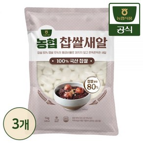 농협식품 농협 찹쌀새알 1kg 3개