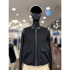 5F [신사] 파사디 골프 여성 25SS 라운드 벌룬 바람막이 조끼 [블랙 블루] P25SWV742S