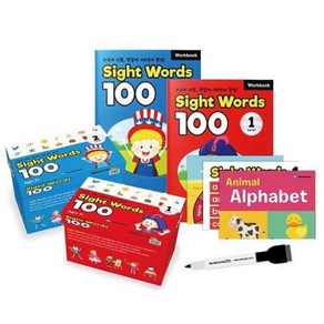 사이트워드카드 Sight Wods 100 마카펜 포스터3종 투명카드 무료 (도치맘 구성), Sight Wods 100 (1-2)