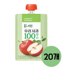 풀무원 풀스키친 우리사과100주스, 20개, 100ml