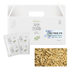 국산 볶은 맥문동 건강즙 진액 엑기스 100ml 30포, 3L, 1개