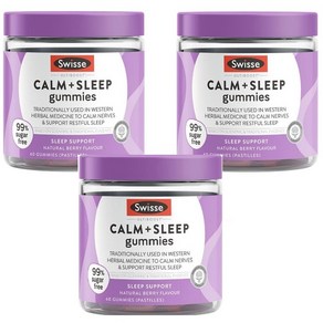 스위스 캄 앤 슬립 60구미 편안한 수면 Swisse Calm And Sleep 60 Gummies