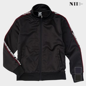 NII 아동 소매레터링 폴리쿠션 하이넥집업 NNKAZUW8521