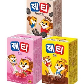 동서 제티 쿠키앤쵸코 20T+초코렛 20T +딸기 총 60T