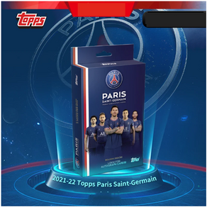 2021-22 TOPPS 파리 생제르맹 PSG 축구팀 트레이딩 카드 1팩, 1개