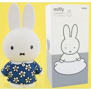 Miffy 미피 꽃무늬 캐릭터 동전 저금통, 1개