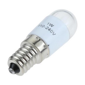 가정용 재봉틀 조명 범용 LED 전구 램프 스레드 플러그인 공예 DIY BA15D E14 110-220V 1W 1 개, 02 E14 110-240V, 한개옵션1