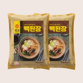 맛있는 백된장 2KG x 2개, 2세트