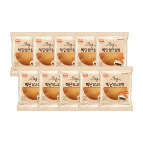 [본사직영] 롯데 빵 빅단팥크림빵 10개 구성, 85g