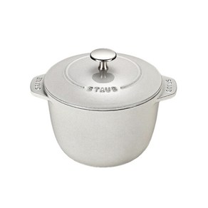 스타우브 주물 쌀밥 꿀맛 STAUB 라이스 꼬꼬떼 16CM 화이트 트러플, 1개