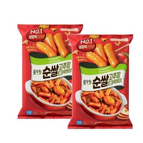 풀무원 쌀 순쌀 떡볶이 (2인분), 2개, 480g