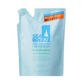 시세이도 SEA BREEZE 시브리즈 바디 샴푸 쿨&데오드란트 리필 400ml [바디워시], 단일, 1개