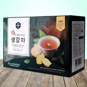 동일 애 생강차 100T 대용량 일회용 국산차, 상세페이지 참조, 상세페이지 참조, 15g