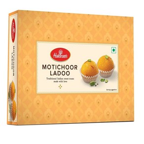 할디람스 Haldiams Haldiams Mithas Besan Ladoo 400g 인도 과자, 달콤한, 400g(1팩), 1개