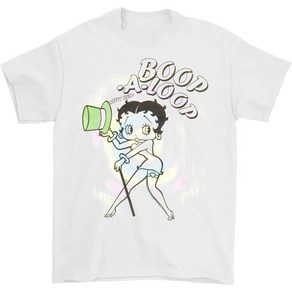 ROCKPANDA Betty Boop Geen Hat 반팔티