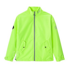 모빈스알 MOVINS.R AQUILA PLEASANT BASIC (NEON GREEN) 바람막이 라이더 자켓, NEON GREEN, S