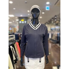5F [신사] 파사디 골프 여성 24FW 돌먼슬리브 V넥 저지 TJ 블랙 P24STJ142X