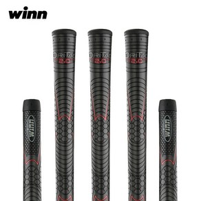 윈 WINN DRI-TAC 2.0 골프그립, 윈 Di-Tac 2.0 60R-블랙 레드, 선택완료, 1개