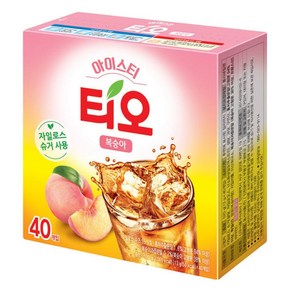 동서식품 티오 아이스티 복숭아맛 13g x 40개입