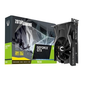 ZOTAC 게이밍 지포스 GTX 1630 4GB GDDR6 12Gbps 64비트 게이밍 그래픽 카드 슈퍼 컴팩트 ZT T16300F 10L