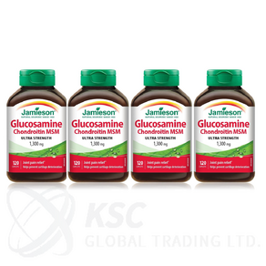 자미에슨 글루코사민 MSM 1300mg 120정 4개 Jamieson Glucosamine Chondoitin MSM